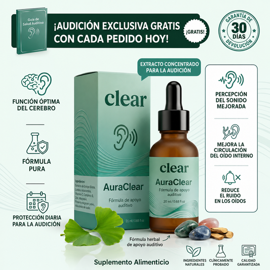 AuraClear Gocce Pulizia e Sollievo Auditivo